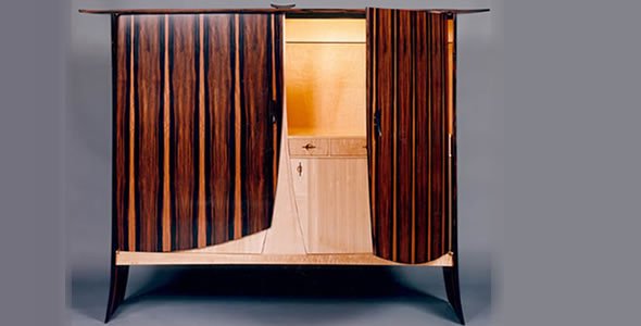Fine Custom Woodworking - Kimono Cabinet